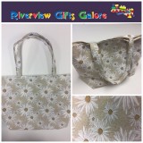 Large Tote Bag - Daisy Taupe